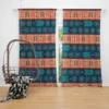 Aztec Bohemian Stripe Design Curtain