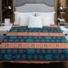 Aztec Bohemian Stripe Design Duvet Cover