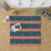 Aztec Bohemian Stripe Design Rug