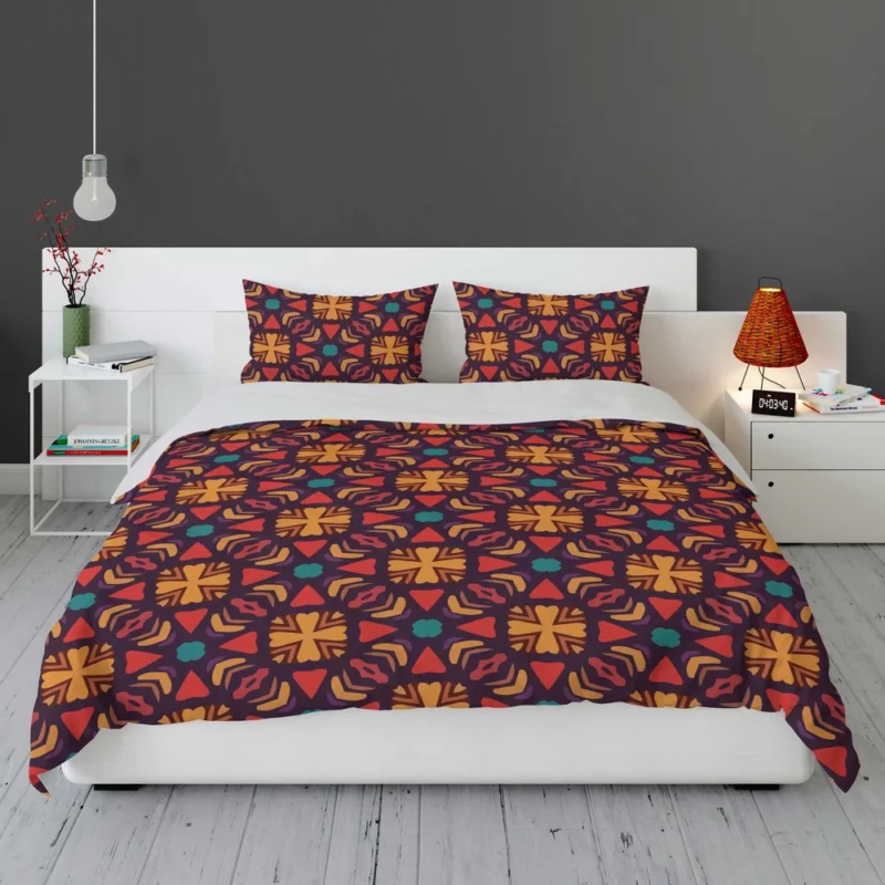 Aztec Falk Art Abstract Pattern Bedding Set 1