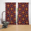 Aztec Falk Art Abstract Pattern Curtain