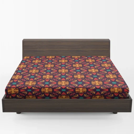 Aztec Falk Art Abstract Pattern Fitted Sheet 1