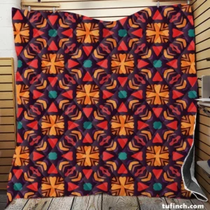 Aztec Falk Art Abstract Pattern Quilt Blanket