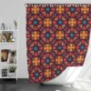 Aztec Falk Art Abstract Pattern Shower Curtain