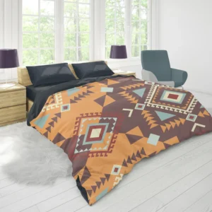 Aztec Navaho Geometrics Duvet Cover 1