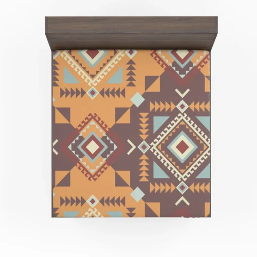 Aztec Navaho Geometrics Fitted Sheet