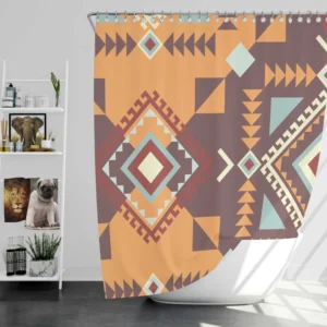 Aztec Navaho Geometrics Shower Curtain