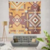 Aztec Navaho Geometrics Wall Tapestry