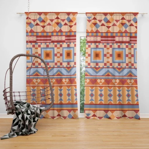 Aztec Traditional Tribal Curtain