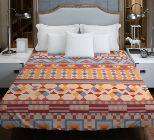 Aztec Traditional Tribal Duvet Cover