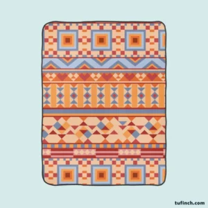 Aztec Traditional Tribal Fleece Blanket 1