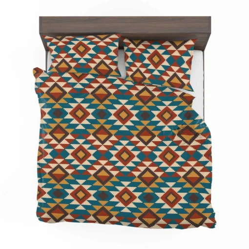 Aztec Tribal Argyle Design Bedding Set 2