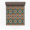 Aztec Tribal Argyle Design Fitted Sheet