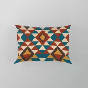 Aztec Tribal Argyle Design Pillow Case