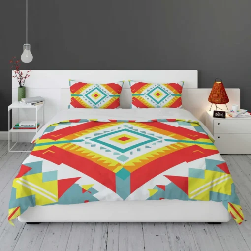 Aztec Tribal Colorful Design Bedding Set 1