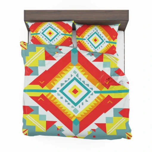 Aztec Tribal Colorful Design Bedding Set 2