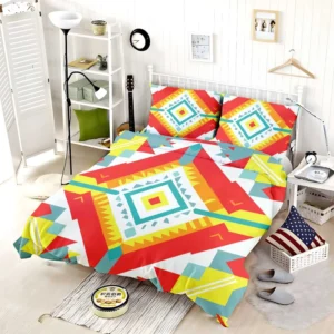 Aztec Tribal Colorful Design Bedding Set