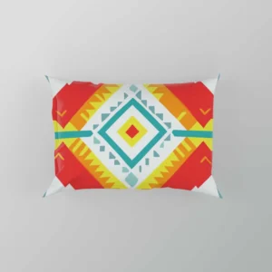 Aztec Tribal Colorful Design Pillow Case