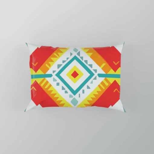 Aztec Tribal Colorful Design Pillow Case