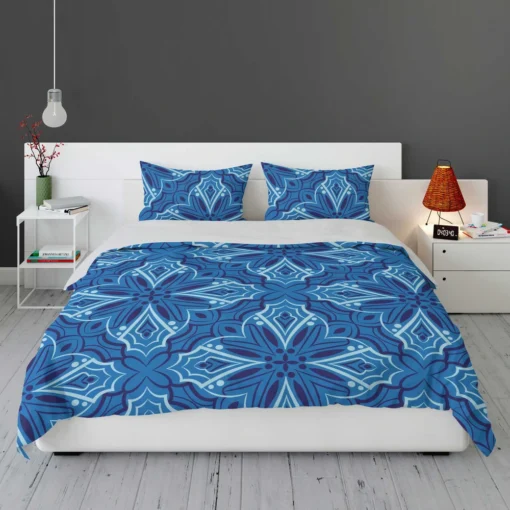 Azulejo Ikat Pattern Bedding Set 1