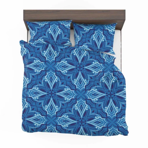 Azulejo Ikat Pattern Bedding Set 2