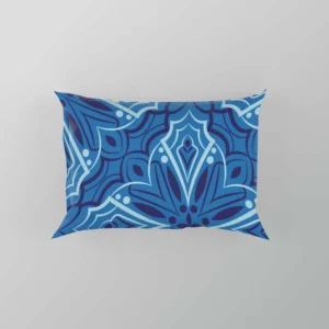 Azulejo Ikat Pattern Pillow Case