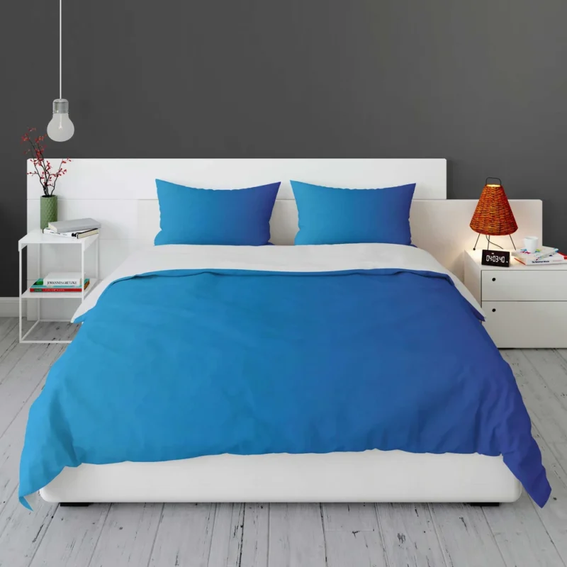 Azure Blue Gradient Bedding Set 1