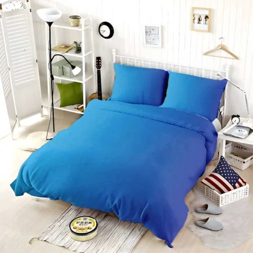 Azure Blue Gradient Bedding Set