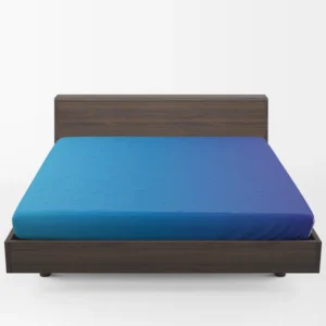 Azure Blue Gradient Fitted Sheet 1