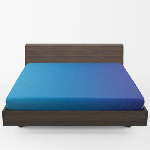 Azure Blue Gradient Fitted Sheet 1