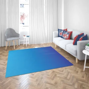 Azure Blue Gradient Rug 2