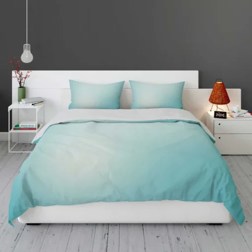 Baby Blue Gradient Bedding Set 1