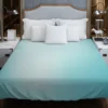 Baby Blue Gradient Duvet Cover