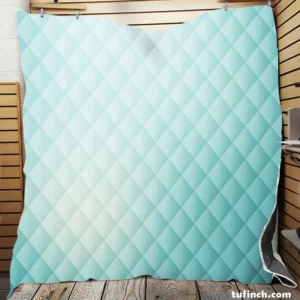 Baby Blue Gradient Quilt Blanket