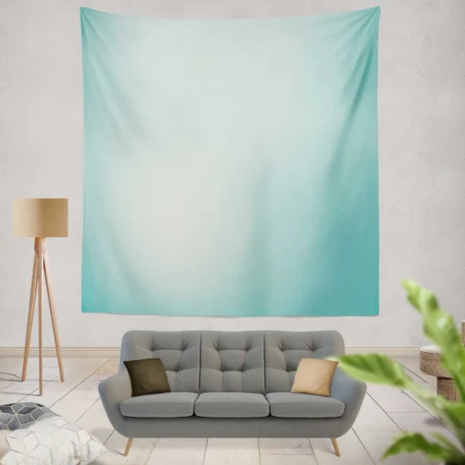 Baby Blue Gradient Wall Tapestry