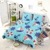 Baby Marine Anchor Sailboats Pattern Bedding Set