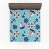 Baby Marine Anchor Sailboats Pattern Fitted Sheet