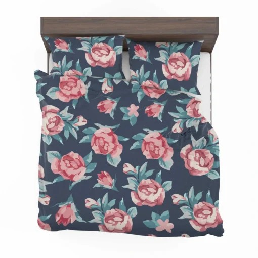 Baby Roses Hand Paint Bedding Set 2