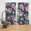 Baby Roses Hand Paint Curtain