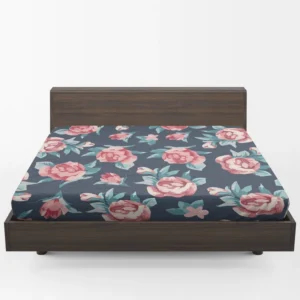 Baby Roses Hand Paint Fitted Sheet 1