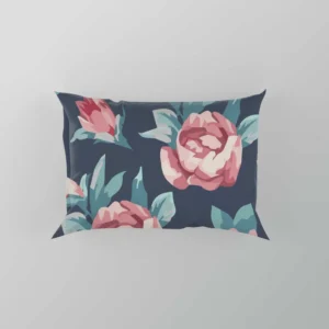 Baby Roses Hand Paint Pillow Case