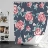 Baby Roses Hand Paint Shower Curtain