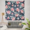 Baby Roses Hand Paint Wall Tapestry