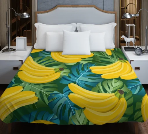 Banana Bunch Design Duvet Cover