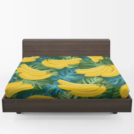 Banana Bunch Design Fitted Sheet 1