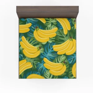 Banana Bunch Design Fitted Sheet