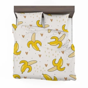 Banana Love Pattern Bedding Set 2