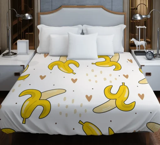 Banana Love Pattern Duvet Cover