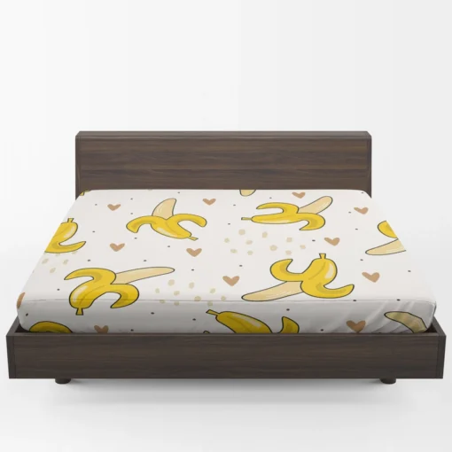 Banana Love Pattern Fitted Sheet 1