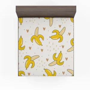 Banana Love Pattern Fitted Sheet